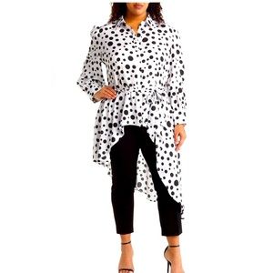 Hi Low blouse plus size